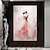 olcso Portrék-nagy romantikus táncoló pár vászon kézzel festett fal művészet absztrakt férfi és nő táncoló modern művészet otthonra fal hálószoba dekoráció keret nélkül