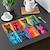 billige Placemats &amp; Coasters &amp; Trivets-1 stk dyremønster dekkematte bordmatte 12x18 tommers bordmatte for festkjøkken spisedekorasjon