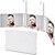 cheap Home &amp; Decor-Triple mirror self-care rearview folding mirror ins hanging telescopic hair salon back hair clipped loose