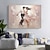 cheap People Paintings-Large Romantic Dancing Couple Canvas Hand painted Wall Art Abstract man and Woamn Dancing Modern Art for Home Wall Bedroom Living Room Decoration No Frame