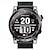 voordelige Smartwatches-NORTH EDGE cross fit3 Slimme horloge 1.43 inch(es) Smart horloge Bluetooth Stappenteller Gespreksherinnering Slaaptracker Compatibel met: Android iOS Heren GPS Waterbestendig Kompas IP 67 47 mm
