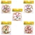 levne Velikonoční dekorace-6ks/set velikonoční závěsné dekorace kreativní tkaný košík s barevnými vejci, ideální pro velikonoční dekorace a aranžérské scény