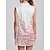 olcso Tervező kollekció-Női golfruha Rózsaszín Ujjatlan Női golffelszerelések ruhák ruhák, ruházat