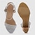ieftine Tocuri de Damă-Pentru femei Tocuri Sandale Bling Bling Pantofi Birou Muncă Zilnic Piatră Semiprețioasă Pană Vârf deschis Elegant Modă Casual Piele microbiană Buclă Argintiu Negru Bej