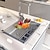 Недорогие Хранение на кухне-Складная сушилка для посуды для раковины, термостойкая полка для посуды над раковиной, складная сливная полка из нержавеющей стали, для кухонной мойки, стойка, для посуды, овощей &amp;  фрукты, губка,