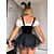 cheap Carnival Costumes-Student Cosplay Costume Mini Skirt Uniform Adults&#039; Women&#039;s Sexy Costume Performance Party Halloween Halloween Carnival Masquerade Easy Halloween Costumes