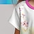 levne Pyžama-Dívčí 3D Květinový Pyžama Noční košilka Krátký rukáv 3D tisk Léto Aktivní Módní Roztomilý Polyester Děti 3-12 let Tričkový Domů Ležérní Vevnitř Běžný