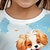 preiswerte Oberteile-3D-Hunde-T-Shirts für Mädchen, kurzärmelig, 3D-Druck, Sommer, aktiv, modisch, niedlich, Polyester, Kinder 3–12 Jahre, Rundhalsausschnitt, Outdoor, lässig, täglich, normale Passform