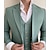 זול חליפות פשתן-חליפות חתונה לגברים מרווה בצבע אחיד 3 חלקים בהתאמה רשמית בהתאמה אישית עם כפתור אחד 2024
