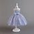 preiswerte Partykleider-Ganzjahres-Tutu-Kleid für Mädchen mit Regenbogen-Pailletten und Sternen, mit Baumwolle gefüttert, Galaxienmuster, mit Schleifengürtel&amp;amp; Kontrastierende Paillettendetails, bequem&amp;amp; langlebig für