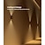 abordables sensor de luces nocturnas-Lámpara de pared con detección de movimiento humano de nogal de madera, apliques de pared de madera para pasillo con sensor, lámpara decorativa para clóset, armario y escalón