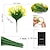 cheap Artificial Flower-1 Bundle Outdoor Artificial Flowers,Garden Artificial Flower Spring Grass Tea Outdoor Decoration Divider Curtain, Realistic Rose, Perfect for Outdoor Decor
