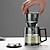 billige Kaffeapparat-glass tekopp med lokk filterkopp enkel kopp med stor kapasitet teseparasjonskopp
