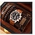 Недорогие Кварцевые часы-мужские 4 шт./компл. кварцевые часы для мужчин, аналоговые кварцевые ретро стильные часы с хронографом из сплава нейлона в спортивном стиле