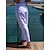 رخيصةأون ملابس تحتية أساسية للنساء-نسائي تشينوز سراويل كتان اصطناعي جيب خصر عالي مكتمل الطول أبيض الصيف