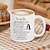 cheap Mugs &amp; Cups-1pc Birthday Gift Mug For Son 11oz Ceramic Coffee Mug To My Son Love Mom Touching Quote Great Xmas Gift Graduation Present For Him Christmas Mother Son Gift