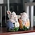 levne Velikonoční dekorace-velikonoční zajíček vajíčko figurky králík plastika na jaro domů svatba zelená
