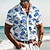 Недорогие Мужская гавайская рубашка-Мужская гавайская рубашка с 3D принтом «морская черепаха» и «морская жизнь», летняя пляжная рубашка на пуговицах с коротким рукавом, повседневная одежда для отпуска, от S до 3xl