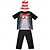 billige Guttekostymer-Katten i hatten Cosplay Cosplay kostyme Drakter Cosplay Film-Cosplay for Gutt Jente Barne Karneval Maskerade