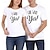 cheap T-shirts-Couple T-shirt Letter Letter &amp; Number 2pcs Couple&#039;s Men&#039;s Women&#039;s T shirt Tee Crew Neck White Valentine&#039;s Day Daily Short Sleeve Print Fashion Casual