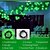 cheap LED String Lights-St. Patrick&#039;s Day Green Decorative Light String 96 Beads USB Power 8 Modes