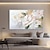 billiga Blom- och växtmålningar-handmålad 3d texturerad blommig oljemålning väggkonst wabi-sabi konstverk minimalistisk canvas väggdekor för vardagsrum blommig blomma oljemålning vårdekor kniv målning