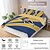 baratos Conjuntos de capa de edredão-Conjunto de cama com estampa de águia 3d, capa de edredom com 1 capa de edredom estampada, 2 fronhas para casal/queen/king