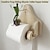 billige Baderomsgadgeter-kreativ frosk-sykkel toalettpapirholder morsom veggmontert froskrullpapirholder