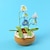 economico Fiore finti-Bouquet di piante in vaso di mughetto fatto a mano all&#039;uncinetto, fiori artificiali per sempre lavorati a maglia con vaso squisito, regalo per amici donne bambini, perfetto per decorazioni domestiche,