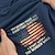 billiga Henley t-shirt för män-Grafisk Amerikanska amerikanska flaggan Mode Retro / vintage Gatustil Herr 3D-tryck T-shirt Henleytröja Utomhussport Helgdag Utekväll T-shirt Svart Armégrön Mörkblå Kortärmad Henley Skjorta Vår