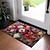 levne Doormaty-barevný obraz květiny rohožka podložky omyvatelné koberečky kuchyňská podložka neklouzavý kobereček odolný proti oleji vnitřní venkovní podložka dekorace ložnice koupelnová předložka vstupní kobereček