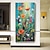 abordables Peintures fleurs/botaniques-Peinture à l'huile faite à la main toile mur art décoration moderne fleurs plantes abstraites pour la décoration intérieure roulé sans cadre peinture non étirée