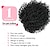 cheap Bangs-Afro Kinky Curly Short Hair Toppers with Bangs Black Clip in Synthetic Wiglets Hair Pieces for Men and Women with Thinning Hair Instant Volume and Style
