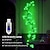 ieftine Fâșii LED-Sf. șir de lumină decorativă verde de ziua lui patrick 96 margele putere usb 8 moduri