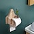abordables Accessoires pour salle de bains-Porte-papier toilette créatif en forme de grenouille, porte-rouleau de papier toilette mural drôle en forme de grenouille