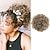 cheap Chignons-Messy Bun Hair Piece Hair Scrunchie Elastic Drawstring Large Curly Hair Buns Hair Piece Synthetic Wavy Short Ponytail Extension Clip in Bun Hair Pieces for Women