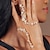 cheap Bracelets-Women&#039;s Tennis Bracelet Classic Flower Precious Fashion Luxury Rhinestone Bracelet Jewelry Silver / Gold For Gift Prom