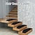 abordables tapis de marche d&#039;escalier-Tapis de Bain Noir Géométrique Tapis de salle de bain absorbant Plastique