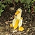 halpa puutarhaveistoksia ja patsaita-taiteellinen banaaniankkaveistos: luova ja omaperäinen puutarhahartsikoriste, joka lisää leikkisää charmia ulkotilaan
