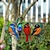 preiswerte Statuen-Vogel-Sonnenfänger für Fenster, mehrfarbige Vögel auf einem Draht, Vogel-Serie, Kunstornamente, Anhänger zum Aufhängen für Fenster, Wände, Türen, Heimdekoration