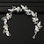cheap Hair Styling Accessories-Oil Leaves Water Flower Stamens Handmade Woven Diy Bride s Braided Hair Headband Jewelry