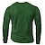 preiswerte St. Patricks Day T-Shirts-Kleeblatt Bier Modisch Brautkleider schlicht Herren 3D-Druck Henley Shirt T-Shirt T-Shirt Casual Festtage Ausgehen St. Patrick T-Shirt Grün 1# Grün 2# Schwarz Langarm Henley Hemd Frühling &amp; Herbst