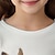 baratos Tops-Para Meninas 3D Coelho Camiseta com babados Manga Longa Impressão 3D Primavera Outono Ativo Moda Estilo bonito Poliéster Infantil 3-12 anos Gola Redonda Ao ar livre Casual Diário Normal