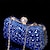voordelige Bruiloft en feest-sets met glitterkristallen - trouwschoenen voor dames strass-kristal stiletto pumps met spitse neus en glitterkristallen geometrische strass-clutch avondtasje