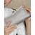 billige Aftenvesker-Dame Kobling Evening Bag polyester Legering Daglig Rhinsten Helfarge Sølv