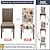 Χαμηλού Κόστους Κάλυμμα καρέκλας τραπεζαρίας-ελαστικό spandex κάλυμμα καρέκλας τραπεζαρίας 1/4/6 τμχ σετ, φλοράλ μοτίβο προστατευτικό ελαστικής καρέκλας κάλυμμα καθίσματος με ελαστική ταινία για τραπεζαρία, γάμος, τελετή, συμπόσιο, διακόσμηση