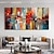 billige Abstrakte malerier-stort abstrakt oliemaleri på lærred håndmalet tekstureret boho maleri vægkunst krikand fancy akryl maleri moderne maleri til stuen boligindretning