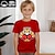 voordelige Tops-Jongens 3D Tijger T-shirt Overhemden Korte mouw 3D-afdrukken Zomer Actief Sport Modieus 100% katoen Kinderen 3-12 jaar Strakke ronde hals Buiten Casual Dagelijks Normale pasvorm