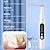 cheap Personal Protection-Ultrasonic Electric Oral Cleaner Kit Dental Calculus Remover Tartar Cleaning Whitening Flosser with Replaceable Toothbrush Heads Waterproof Whitening Teeth Brush Kit Home and Travel