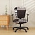 ieftine Husă scaun de birou-husă scaun de birou huse scaune birou computer spandex elastic anti-praf husă universală de protecție pentru scaun rotativ rotativ 2 buc set, cadou de birou pentru femei bărbați